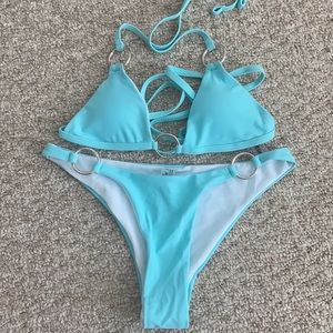 Turquoise Shein Bikini